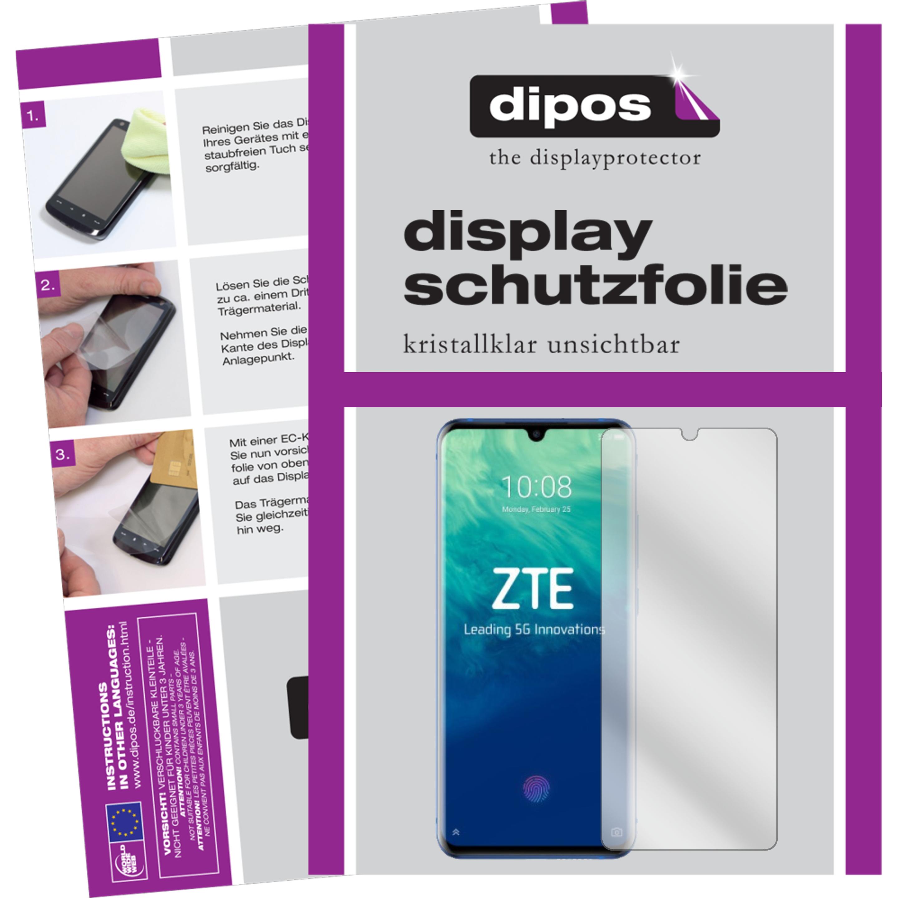 Dipos Displayschutzfolie Crystalclear (2 Stück, Xiaomi Mi 10 Pro), Smartphone Schutzfolie, Transparent