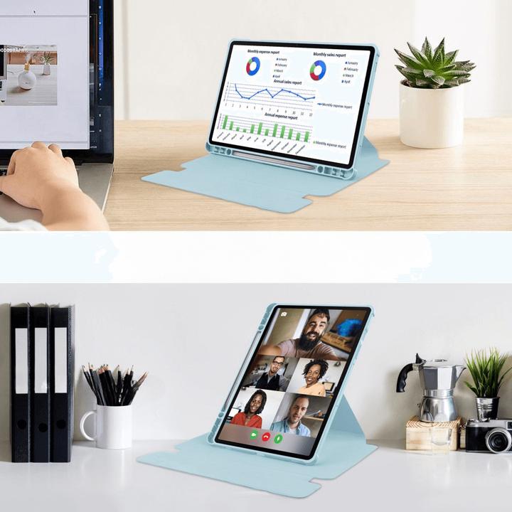 Produktbild Cover-Discount Galaxy Tab S9 FE+ - 360-Grad Tablet Hülle hellblau (Galaxy Tab S9 FE+)