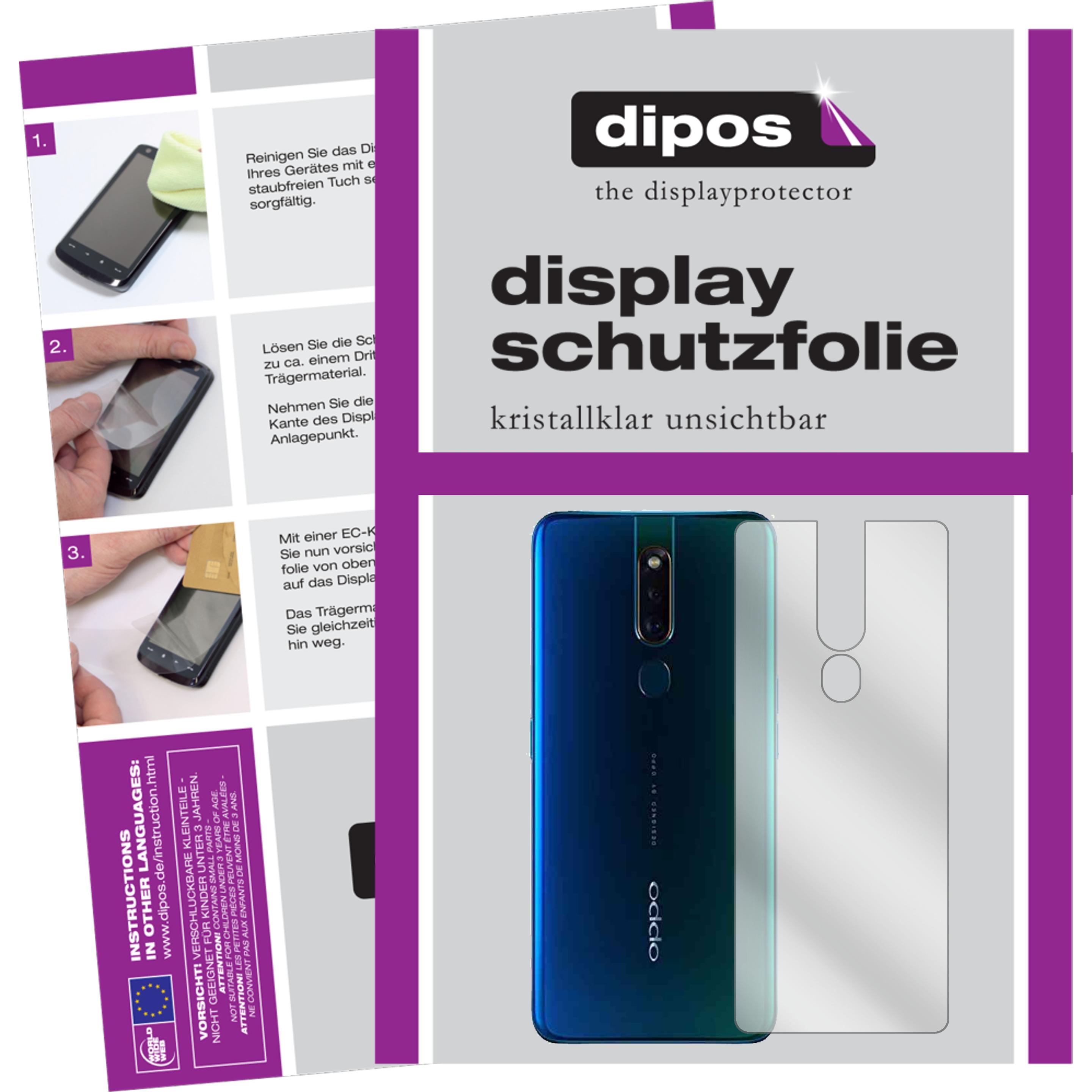 Thumbnail - Dipos Displayschutzfolie Crystalclear (2 Stück, Oppo F11 Pro), Smartphone Schutzfolie, Transparent