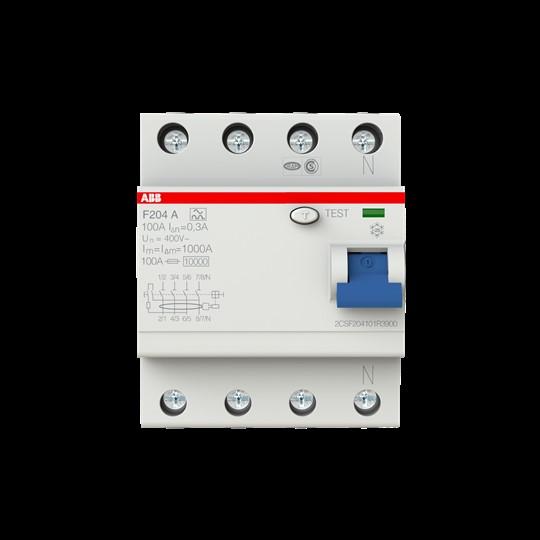 Produktbild ABB F204A-100/0,3 FI-Schutzschalter 100A 4p 300mA