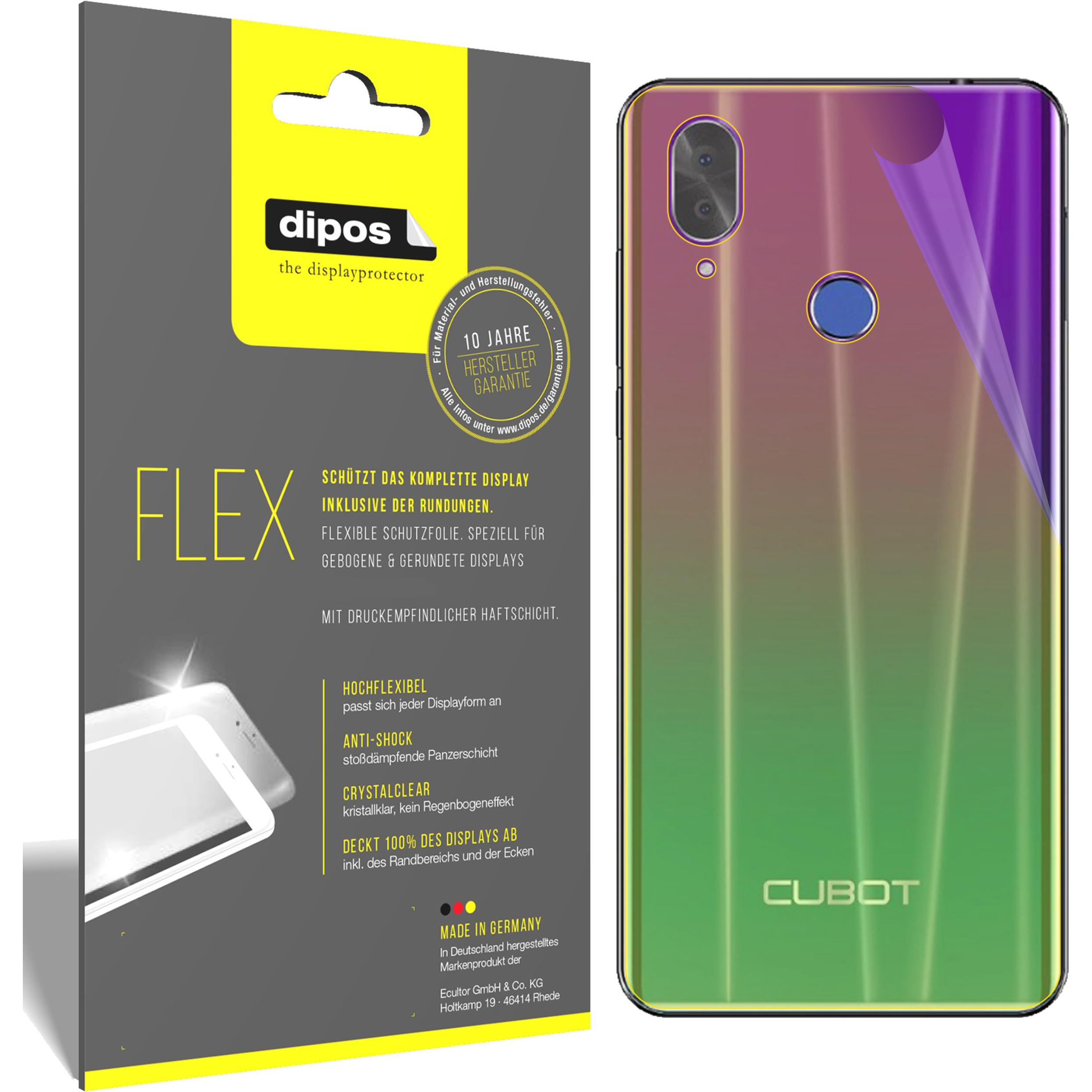 Thumbnail - Dipos Displayschutzfolie Full-Cover 3D (2 Stück, Cubot X19), Smartphone Schutzfolie, Transparent