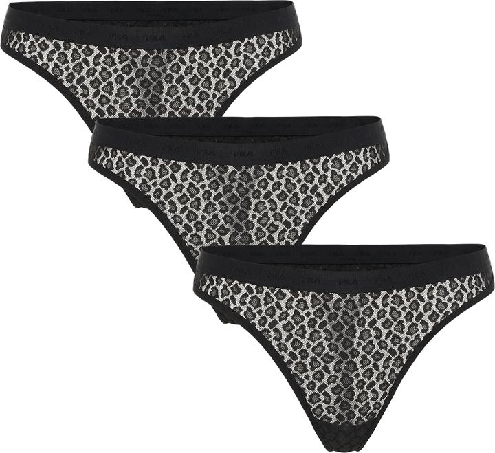 Produktbild FILA Woman String Elastic With Logo (M, 3er Pack)