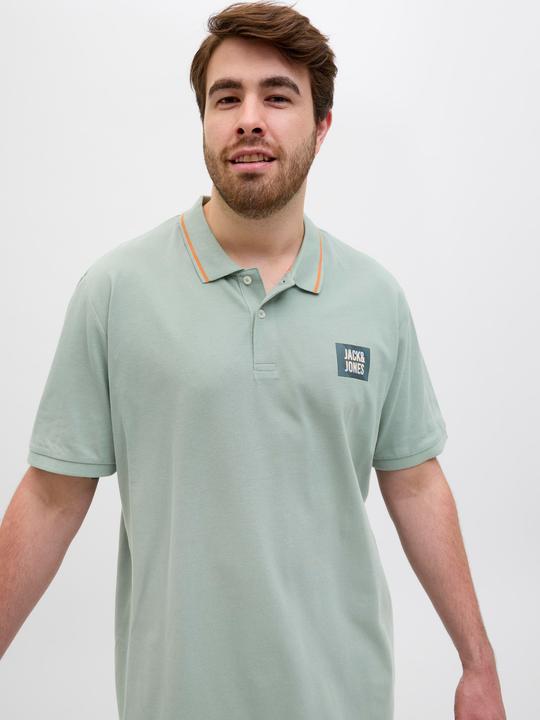 Produktbild Jack & Jones Plus Size Gedruckt Poloshirt Poloshirt (6XL)