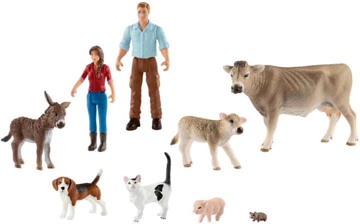 Actual product image Schleich Farmhouse with stable and animals
