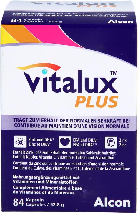 Actual product image Vitalux Plus caps (84 pcs., Capsules, 84 ml)