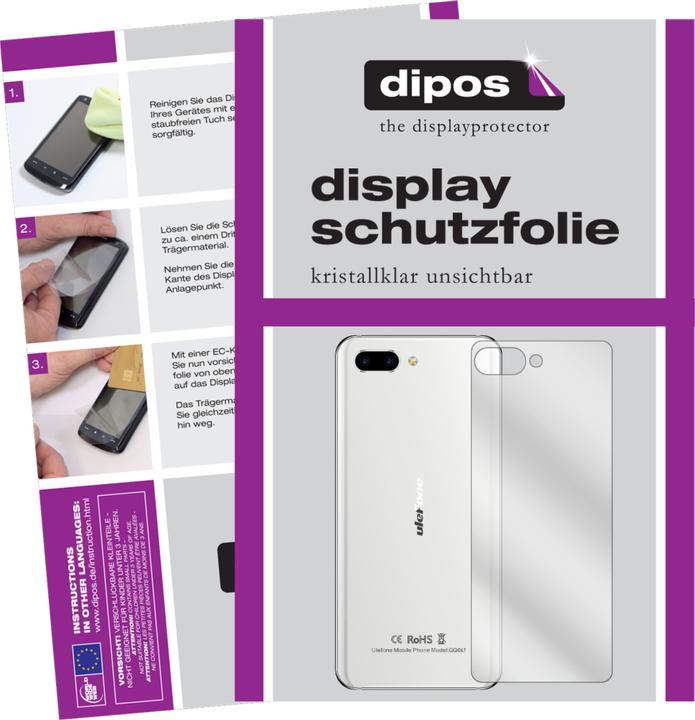 Image du produit Dipos Film de Protection d’écran Crystalclear (6 pièce(s), Ulefone T2 Pro)