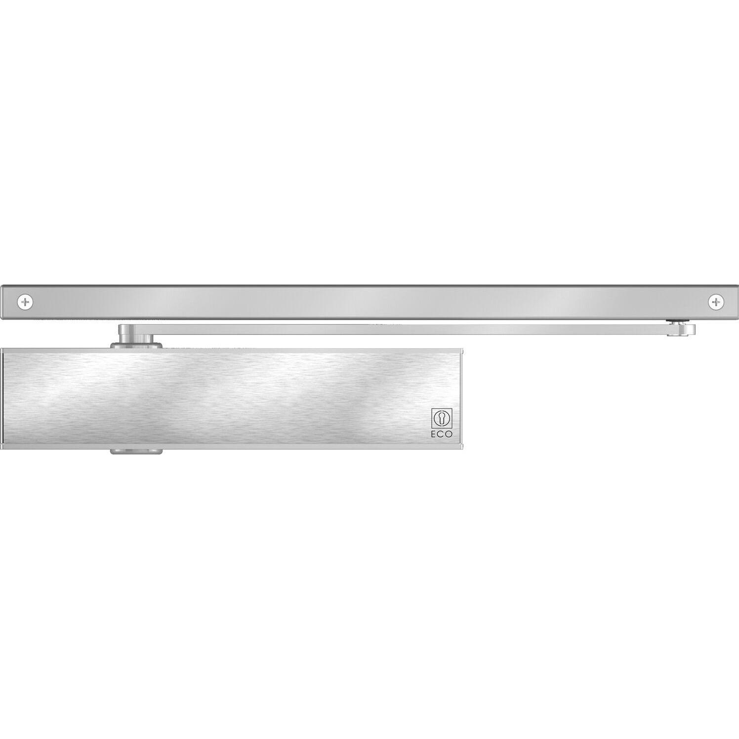 ECO, Türöffner + Türschliesser, Türschliesser TS 41, Gleitschiene GSB EN 1-4, silber