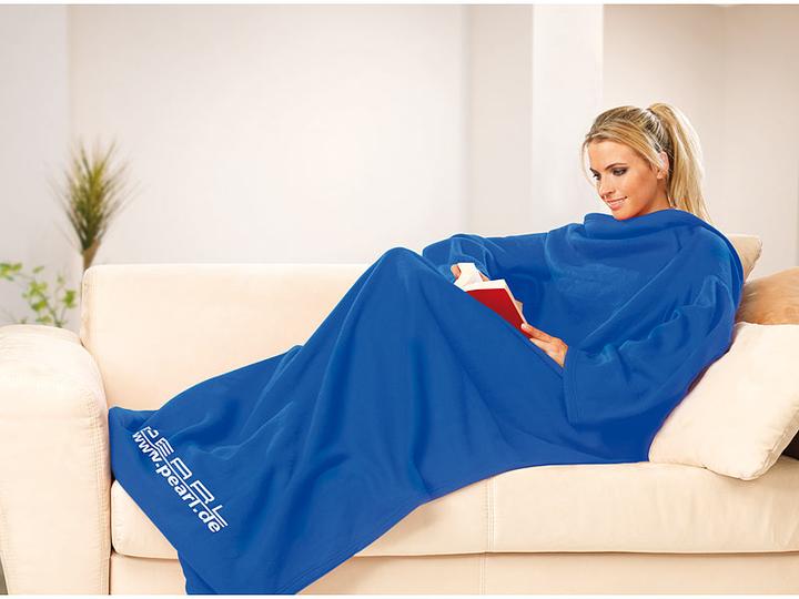 Actual product image Pearl Fleece blanket with sleeves (137 x 180 cm)