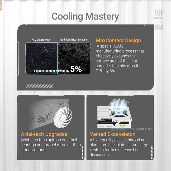 Produktbild ASUS TUF Gaming GeForce RTX 5070 Ti OC White (16 GB)