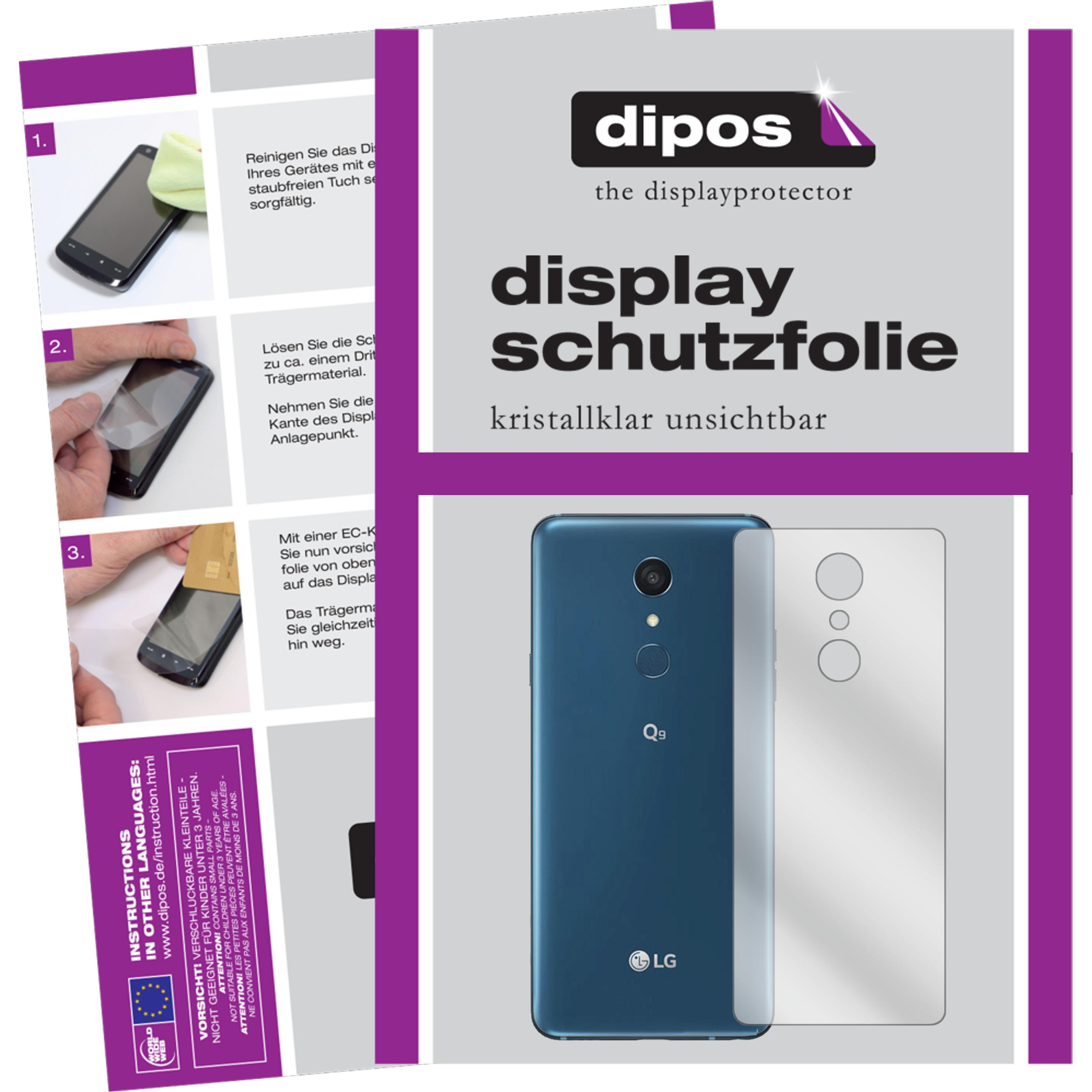 Dipos Displayschutzfolie Crystalclear (2 Stück, LG G7 One), Smartphone Schutzfolie, Transparent