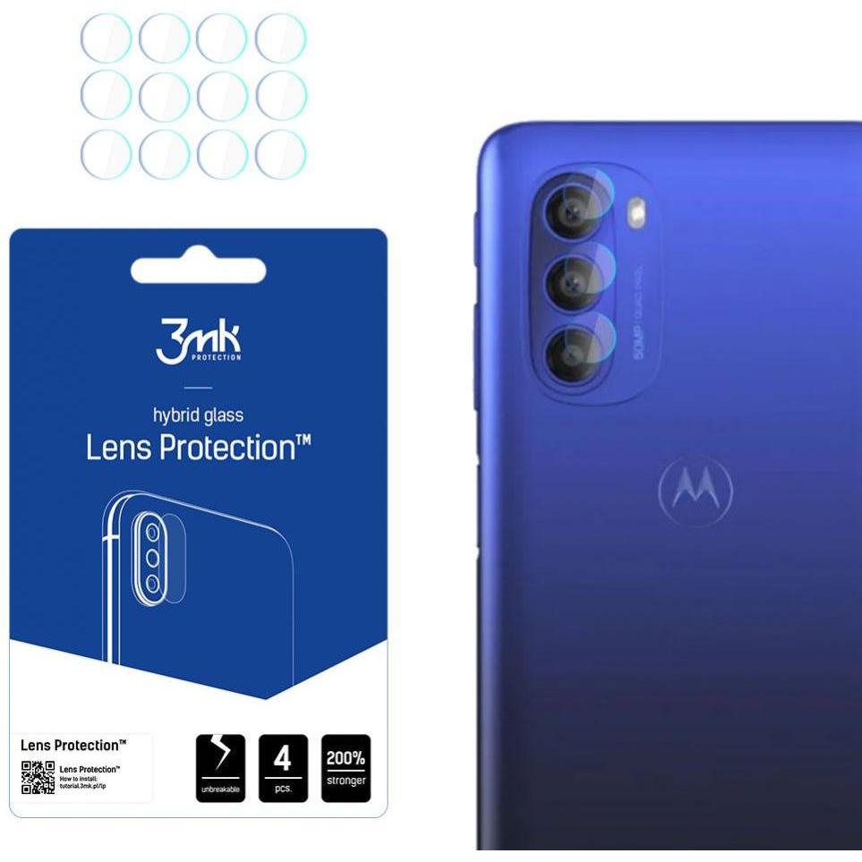 3MK Lens Protection do Motorola Moto G51 5G (1 Stück, Motorola Moto G51 5G), Smartphone Schutzfolie, Grau