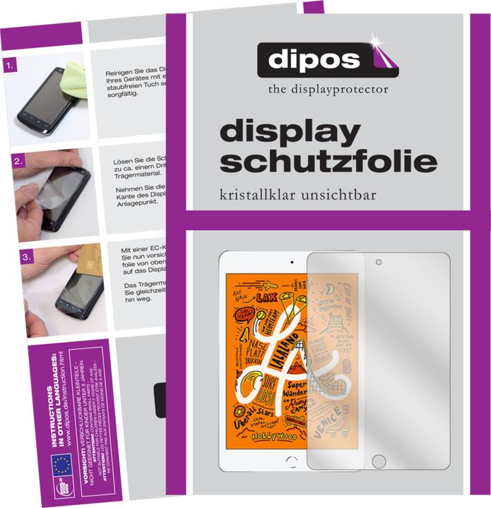 Produktbild Dipos Displayschutzfolie Crystalclear (2 Stück, iPad mini 2019 (5. Gen))