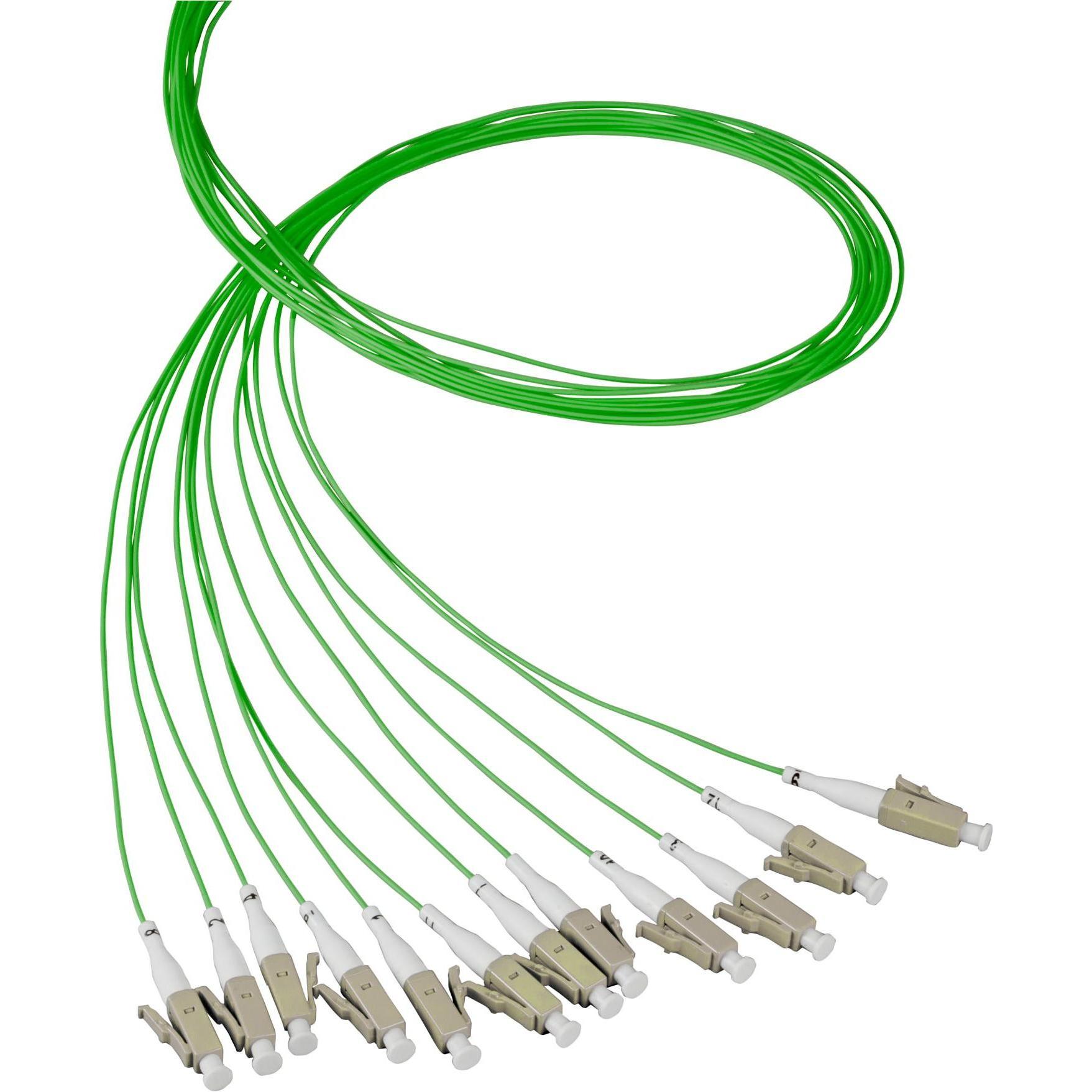 EFB Elektronik Faserpigtail LC 50/125µ, OM2,2 Meter, ECOFIBER (2 m), Netzwerkkabel
