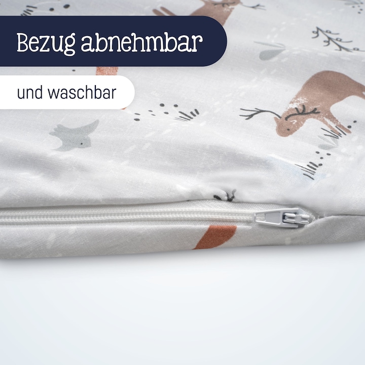 Actual product image Julius Zöllner Nursing pillow 190, Woodlife (76 cm)