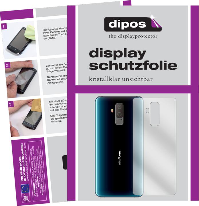 Produktbild Dipos Displayschutzfolie Crystalclear (2 Stück, Ulefone T2)