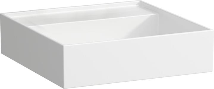 Produktbild Laufen Handwaschbecken KARTELL 460x460mm o Überlauf ohne Hahnloch weiss (460 mm, 460 mm)