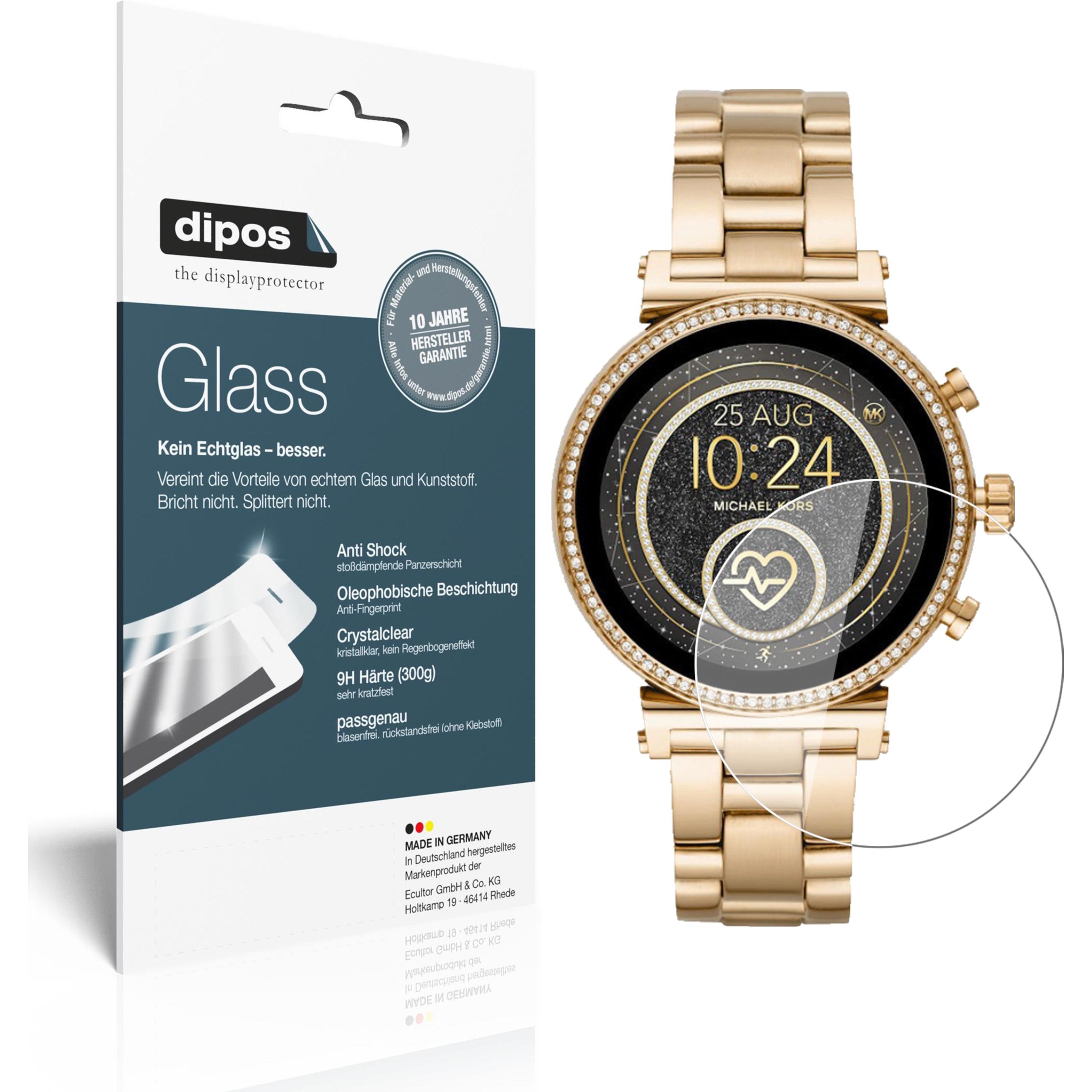 Dipos Displayschutz Anti-Shock, Smartwatch Schutzfolie, Transparent