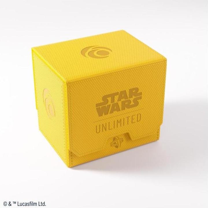 Actual product image Gamegenic GGS20161 - Star Wars: Unlimited Deck Pod, for up to 60 double-sleeved cards, yellow