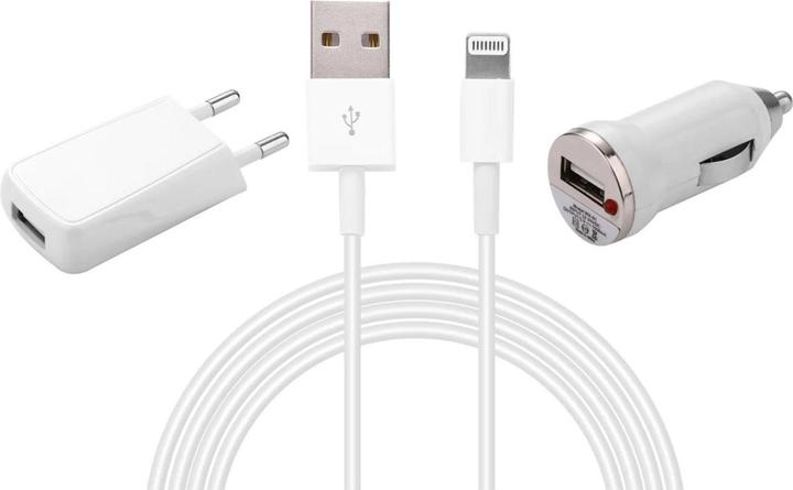 Image du produit Platyne Câble Lightning/USB 3 en 1 (2 m)