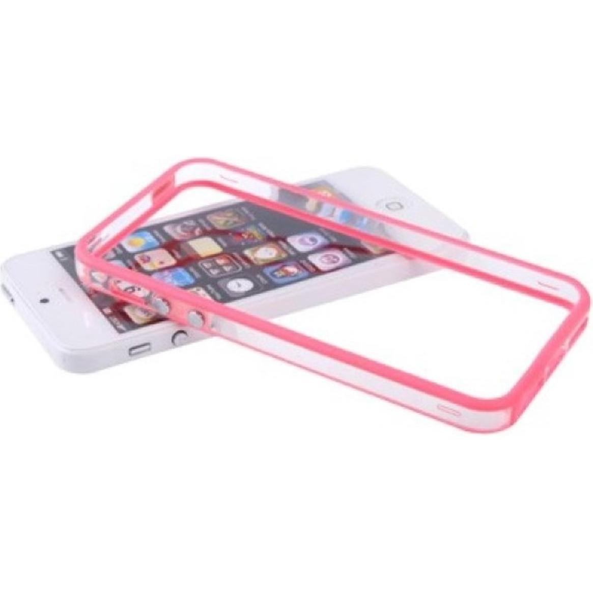 König Design Schutzhülle Bumper für Handy iPhone 5 & 5s (Apple iPhone 5), Smartphone Hülle, Rosa