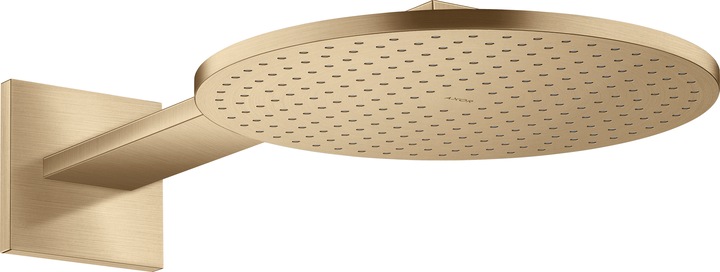 Axor Kopfbrause 300 2jet mit Brausearm Wandmontage brushed bronze (2 Strahlarten, 19 l/min)