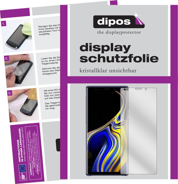 Actual product image Dipos Screen Protector Crystalclear (1 pcs., Samsung Galaxy Note 9)