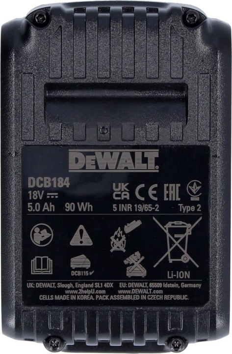 Actual product image DeWalt Spare battery (18 V)