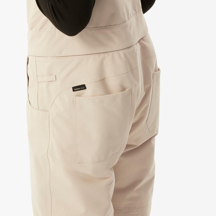 Produktbild Wedze Snowboardhose Latzhose Kinder Piste - 500 weiss (164)