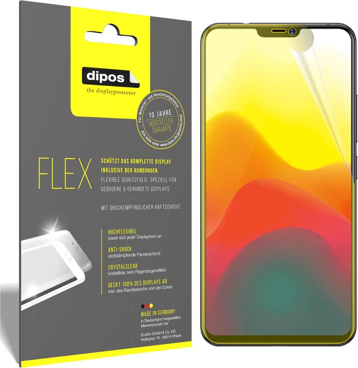 Immagine prodotto Dipos Pellicola Protettiva Full-Cover 3D (3 pz., Vivo X21 UD)