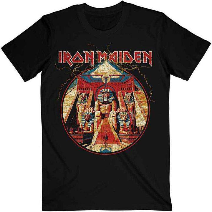 Actual product image Iron Maiden Powerslave Lightning Circle (XL)