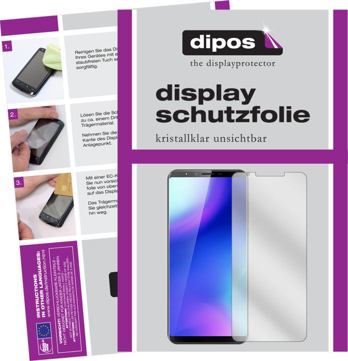 Actual product image Dipos Screen Protector Crystalclear (6 pcs., Cubot X18 Plus)