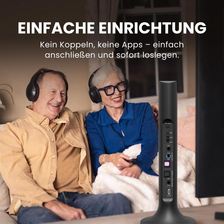 Immagine prodotto Avantree WSHT-D6129-BLK Duetto (Nessuna cancellazione del rumore, 20 h, Senza fili)