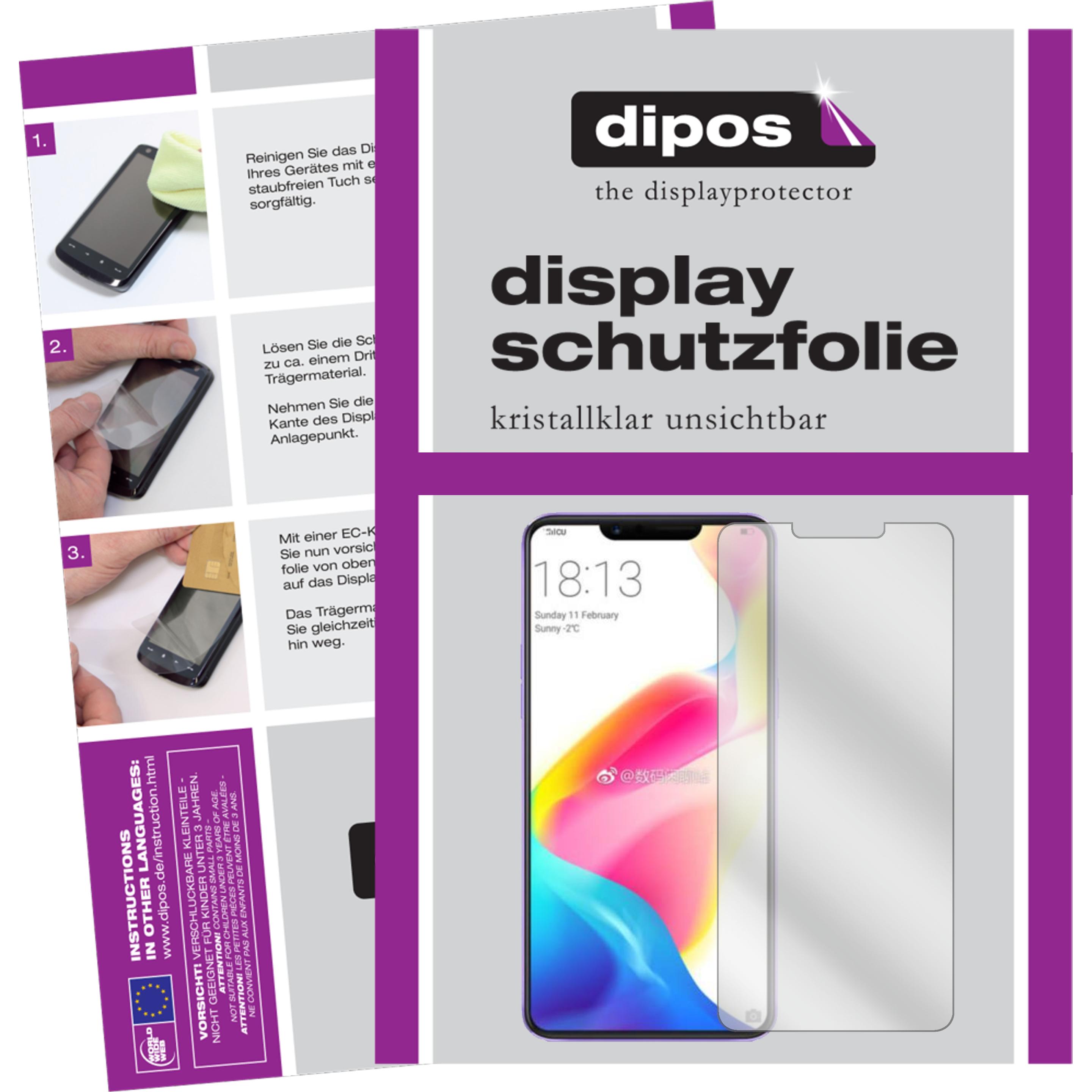 Dipos Displayschutzfolie Crystalclear (6 Stück, Oppo R15 Dream Mirror), Smartphone Schutzfolie, Transparent
