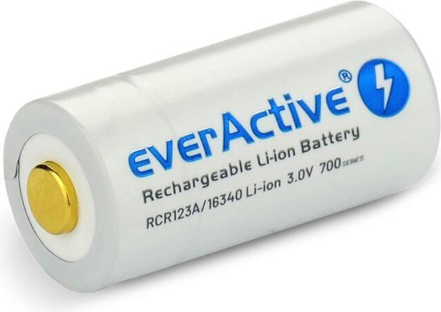 Productafbeelding Everactive 16340 / RCR123A 3V 700 mAh - Oplaadbare batterij (1 Pcs., RCR123A, 650 mAh)