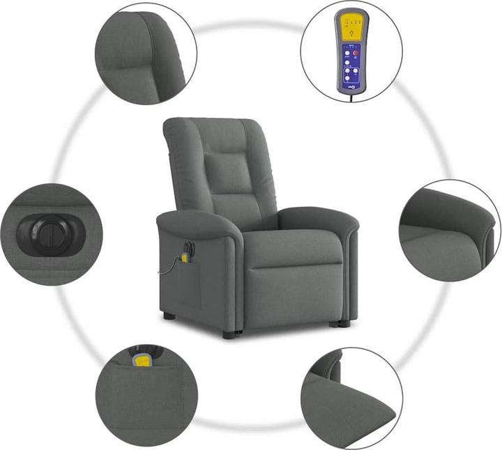 Image du produit vidaXL Massagesessel mit Aufstehhilfe