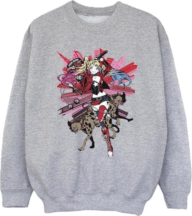 Produktbild Harley Quinn Hyenas Sweatshirt Mädchen (128)