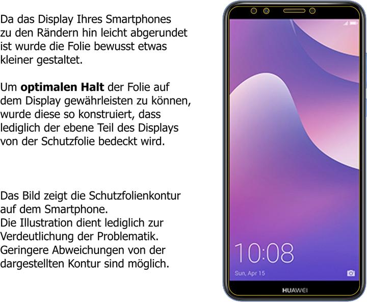 Actual product image Dipos Screen Protector Crystalclear (6 pcs., Huawei Y7 Prime (2018))