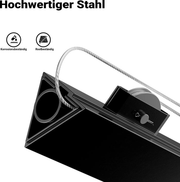 Actual product image Wiltec Extension 140cm XXL plasterboard lifter plasterboard mounting aid panel black