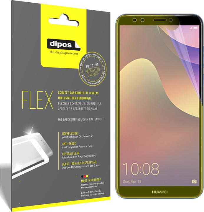 Actual product image Dipos Screen Protector Full-Cover 3D (2 pcs., Huawei Y7 Prime (2018))