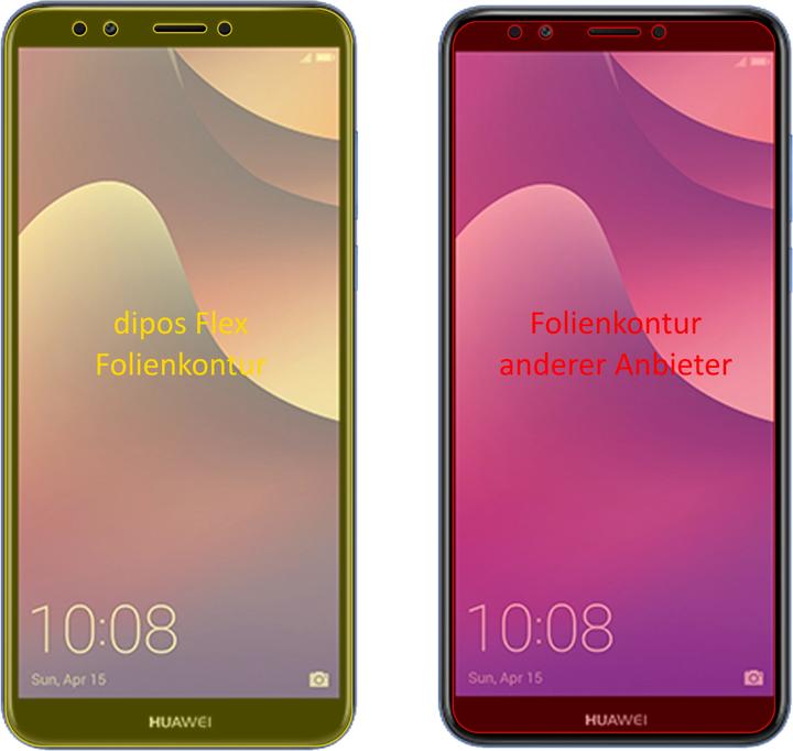 Actual product image Dipos Screen Protector Full-Cover 3D (2 pcs., Huawei Y7 Prime (2018))