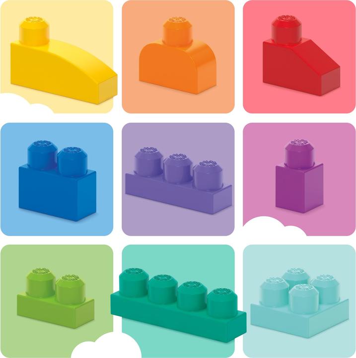 Image du produit Mega Bloks Sac 80 BRIQUES - Briques de construction - 12 mois et +