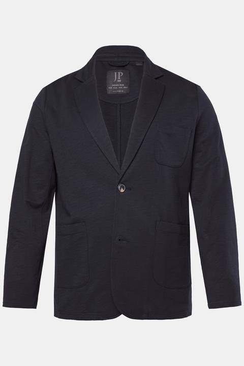 Actual product image JP1880 Sweat jacket, slub, lapel, patch pockets