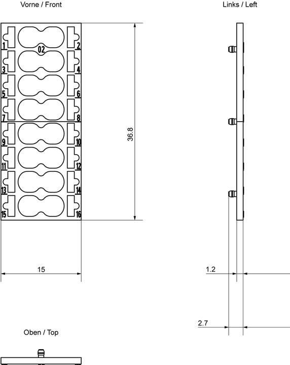 Actual product image Siemens Colour identification plates