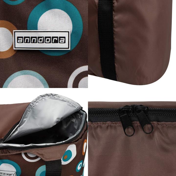Produktbild Anndora 2-in-1 Einkaufstasche mit Isoliertasche