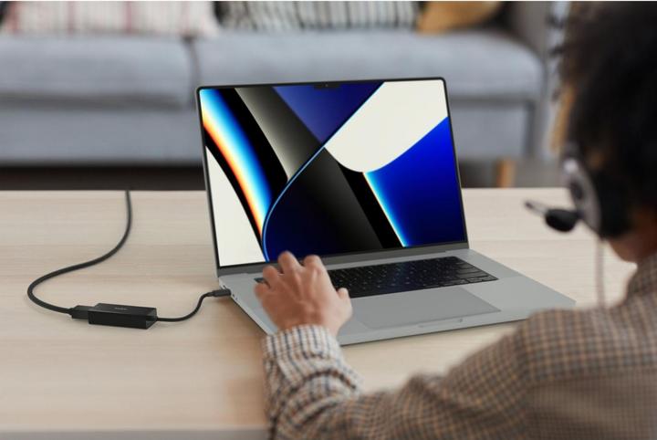 Productafbeelding Belkin Usb4 Naar 2.5gb Ethernet Adapter (USB-C, RJ45 2.5 Gigabit Ethernet (1x))