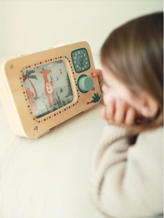 Produktbild small foot Spieluhr Fernseher „Safari“