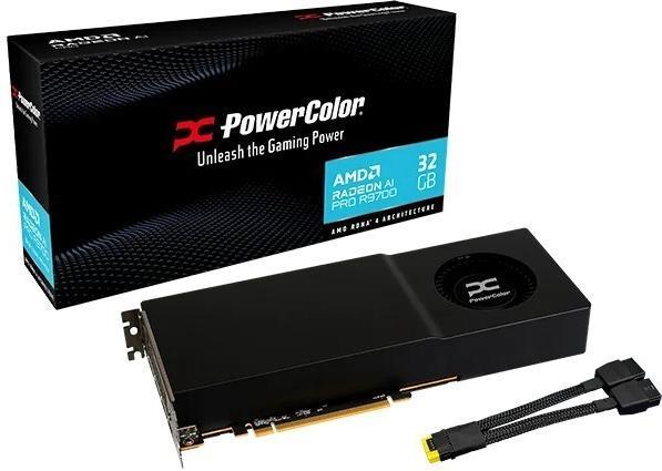 Image du produit Powercolor AI PRO R9700 32G-B (32 Go)