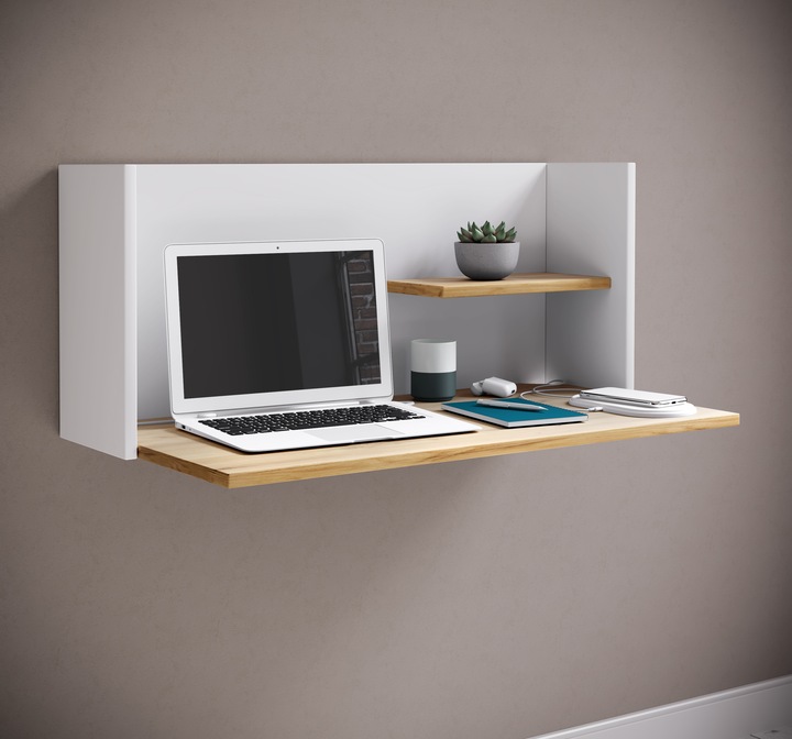 Produktbild VCM Schreibtisch Wandschreibtisch Workas (90 x 43 x 35 cm)