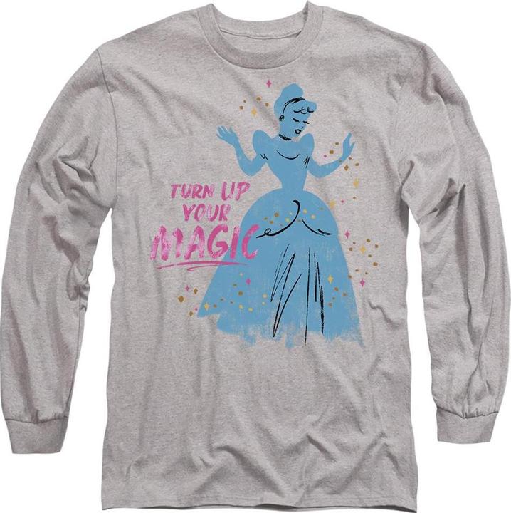 Actual product image Cinderella Unisex Adult Turn Up Your Magic T-Shirt (M)