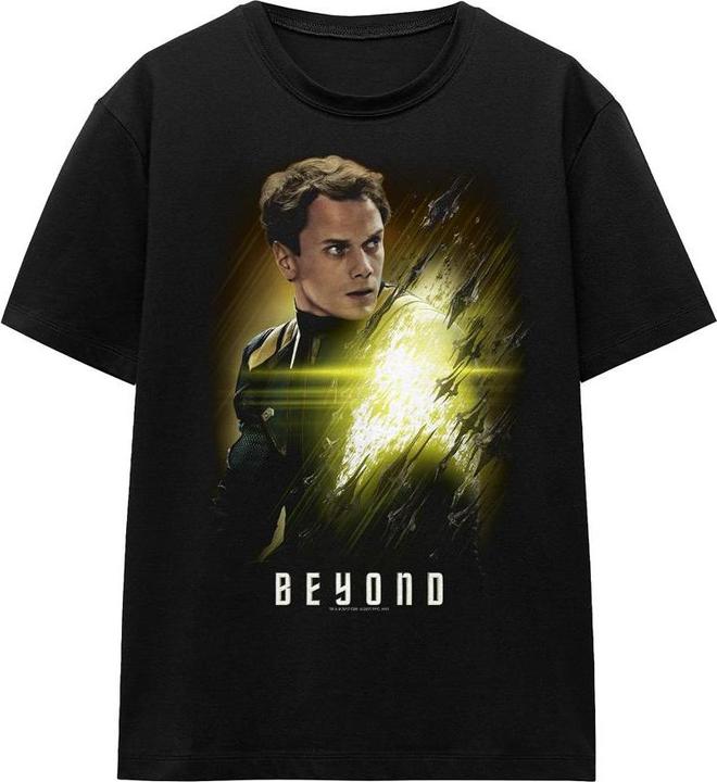 Actual product image Star Trek Beyond Unisex Adult Chekov Poster T-Shirt (M)